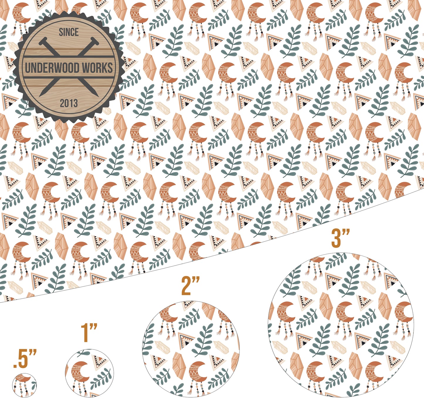Boho - UV Printed Pattern
