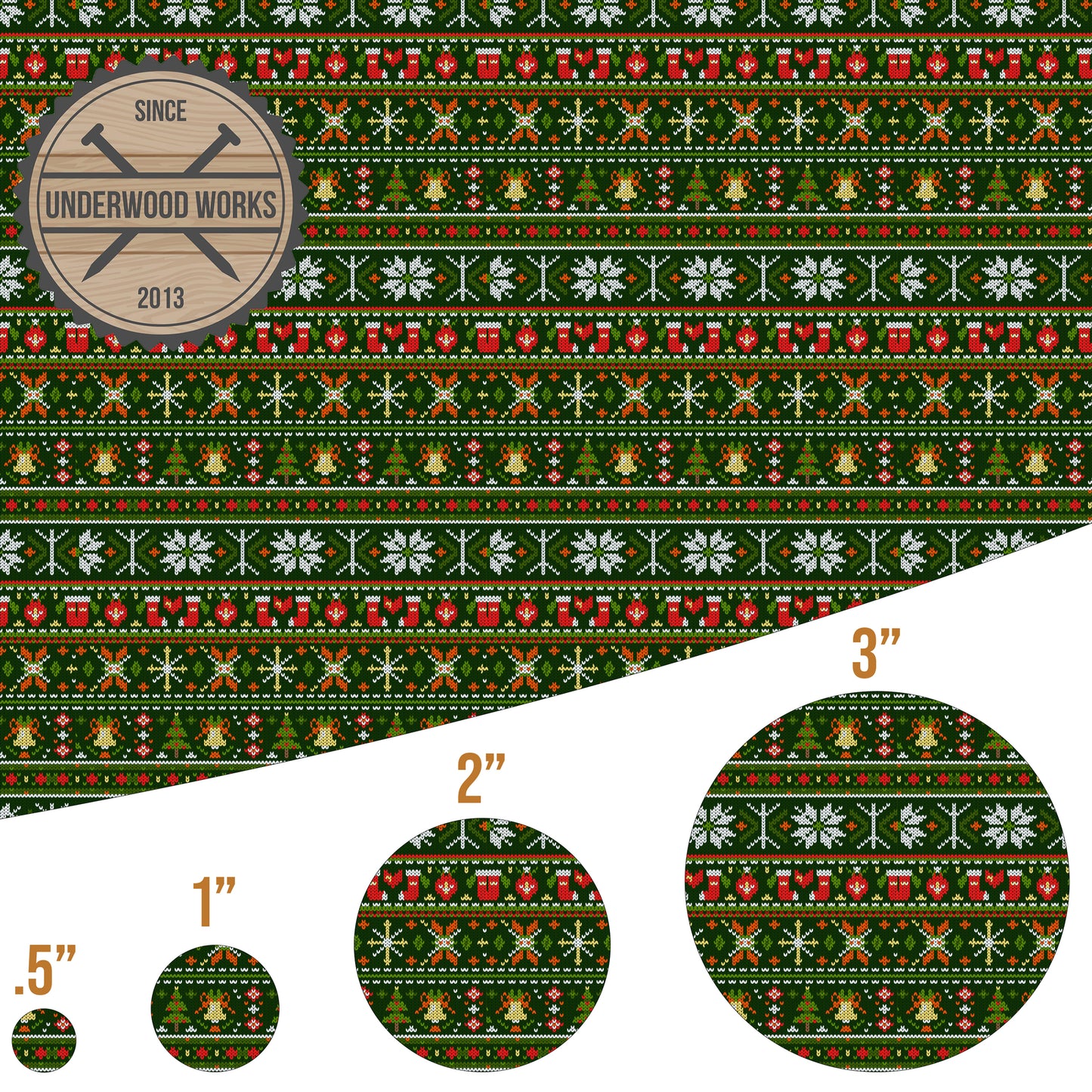 Christmas Sweater - UV Printed Pattern