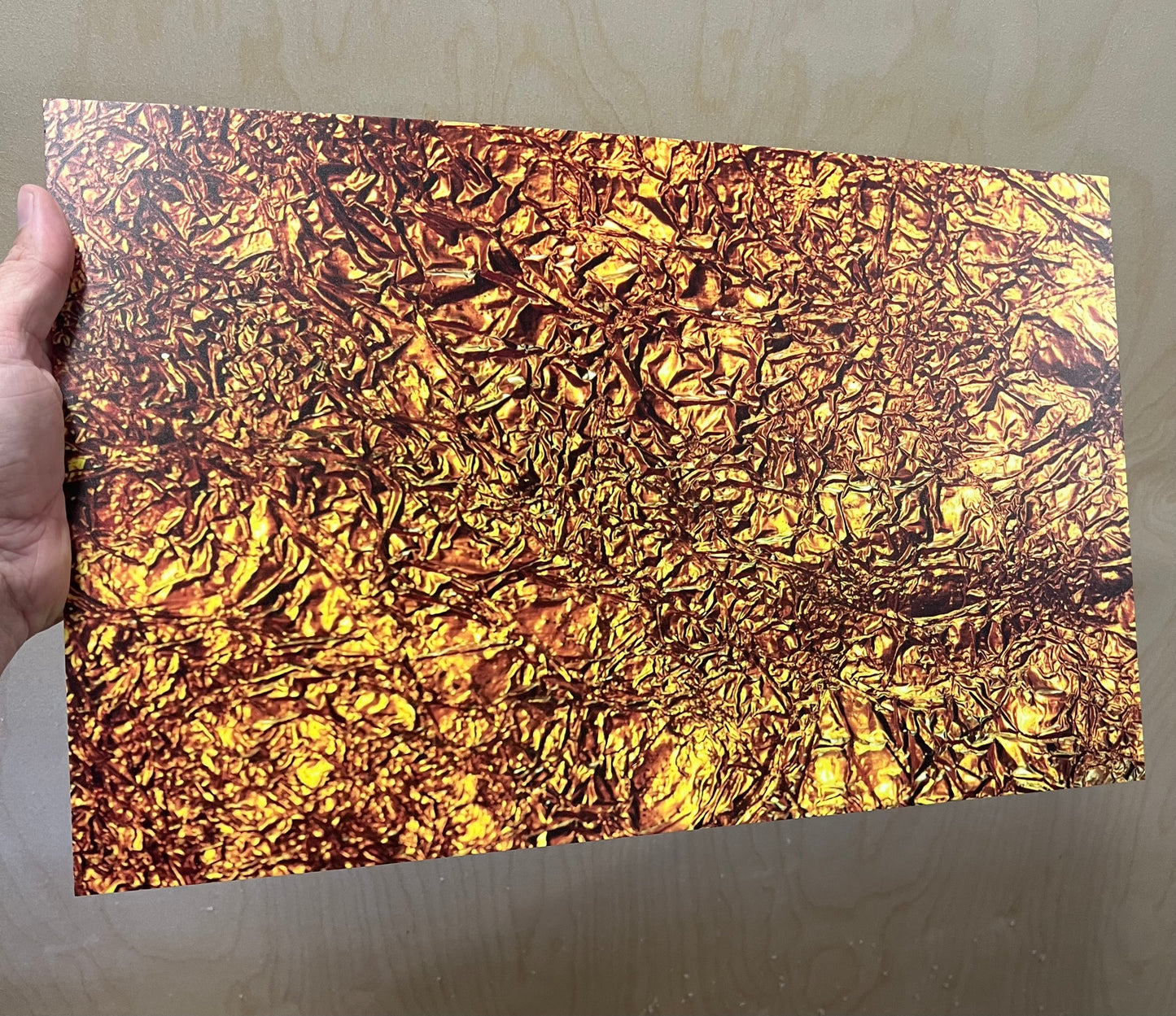 Gold Foil - UV Printed Pattern