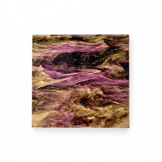 Marble/Glitter -Purple/Yellow/Black