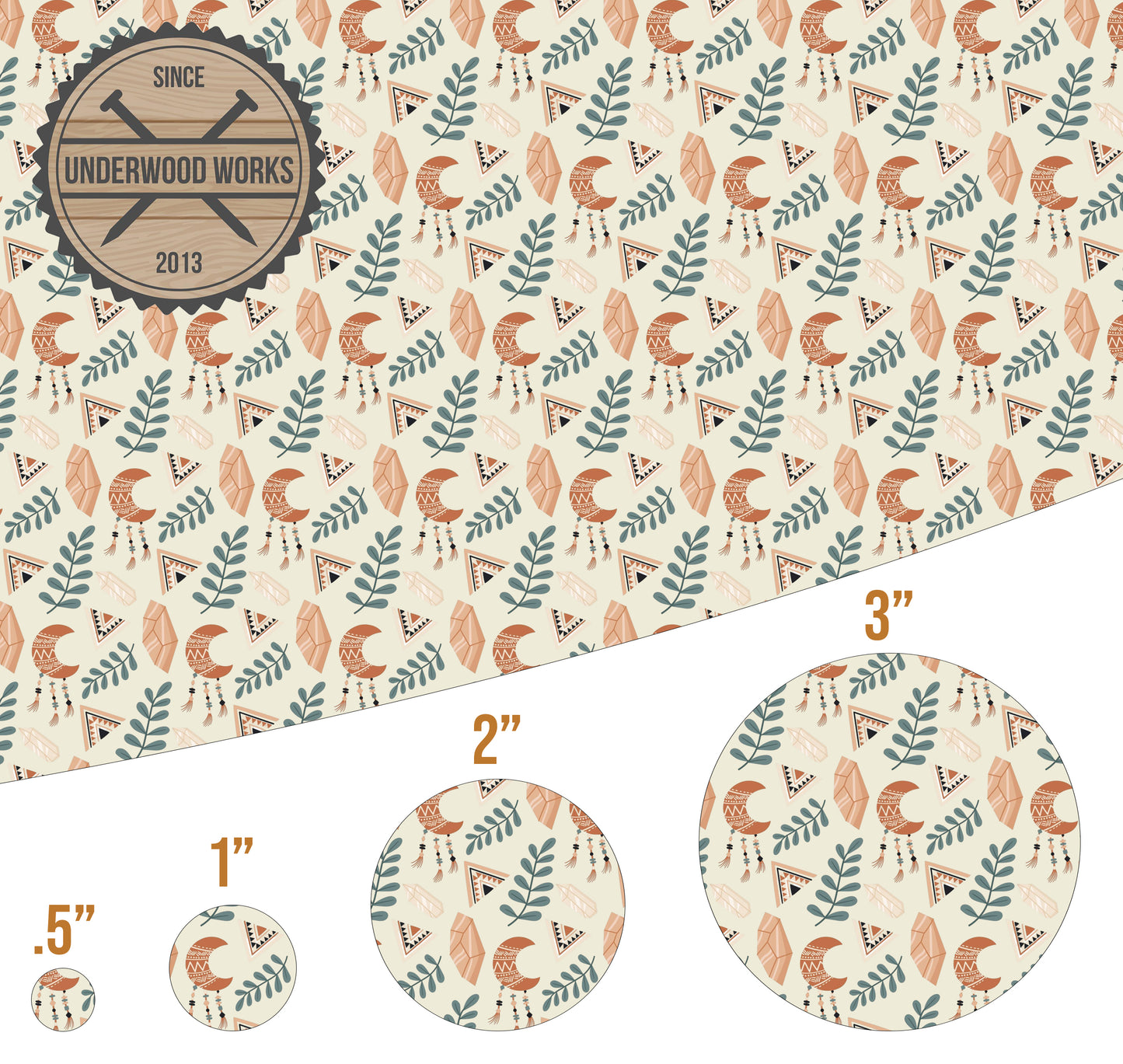 Boho - UV Printed Pattern