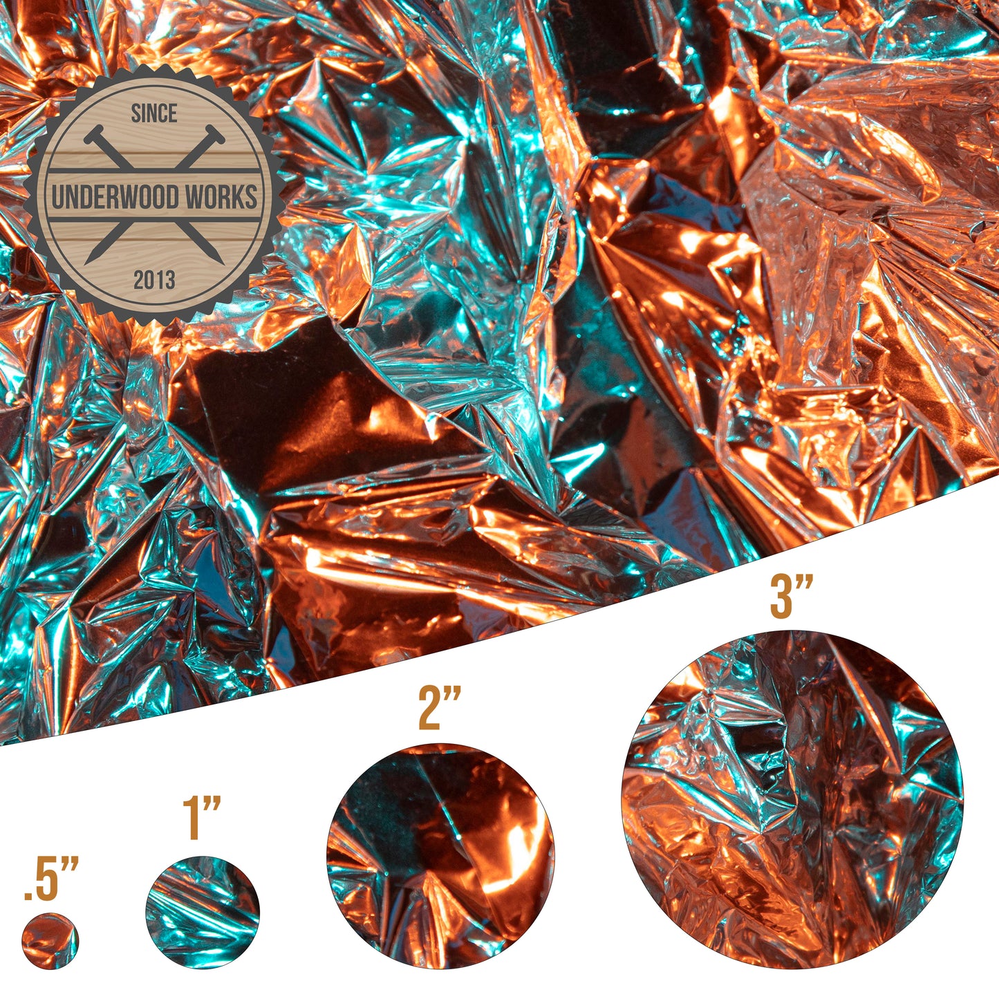 Copper Foil - UV Printed Pattern
