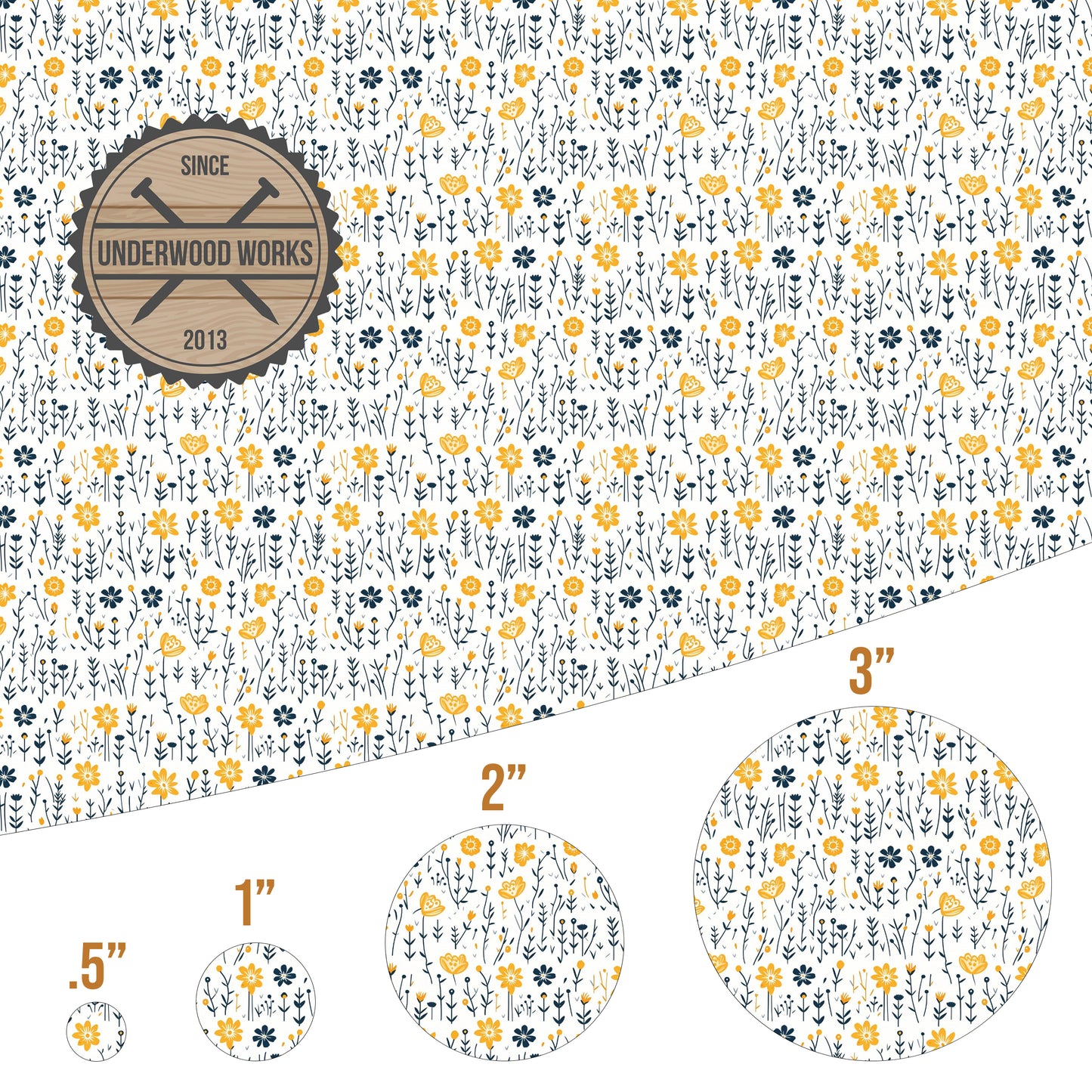 Field of Flowers - UV Printed Pattern