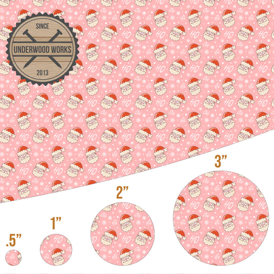 Hohoho Pink - UV Printed Pattern