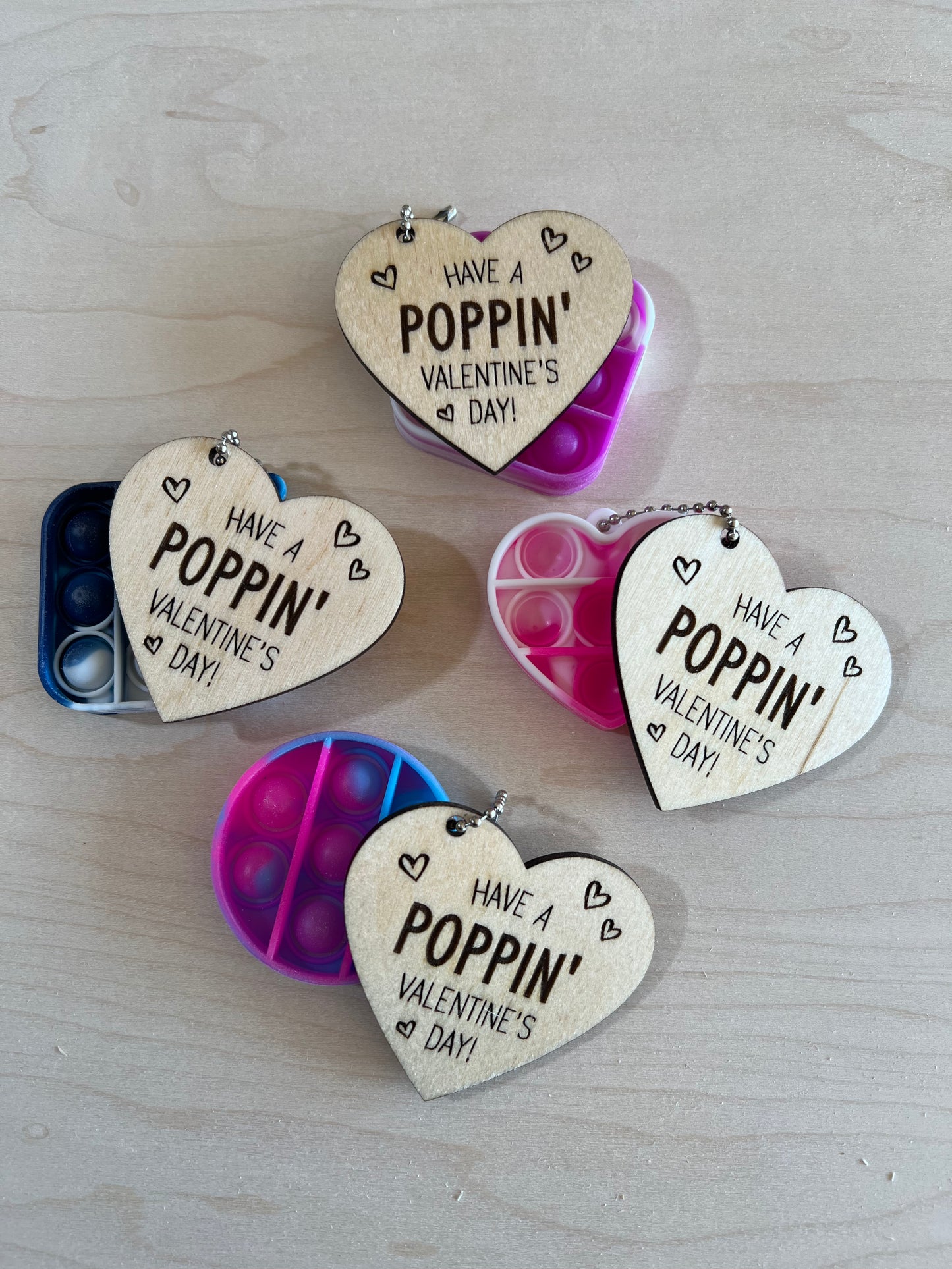 Free - Pop-It Valentine's Day Heart Tags - Digital Download