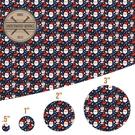 Santa Hohoho - UV Printed Pattern