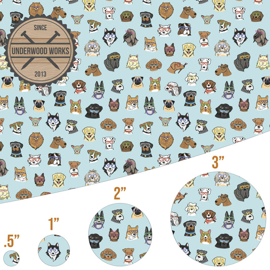 Smart Dogs - UV Printed Pattern