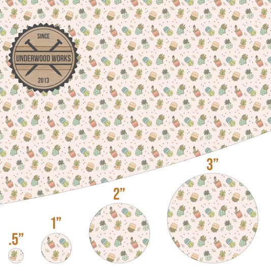 Succulents - UV Printed Pattern