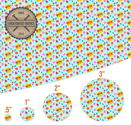 Summer Cats - UV Printed Pattern