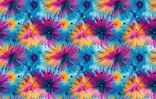 Vibrant Floral 2 - UV Printed Pattern