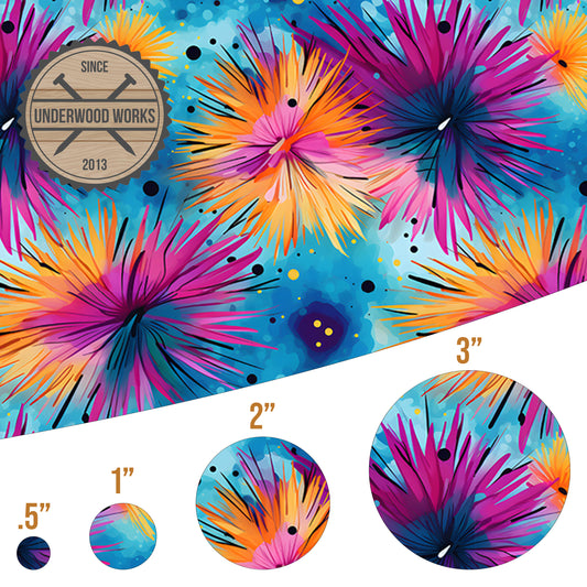 Vibrant Floral 2 - UV Printed Pattern