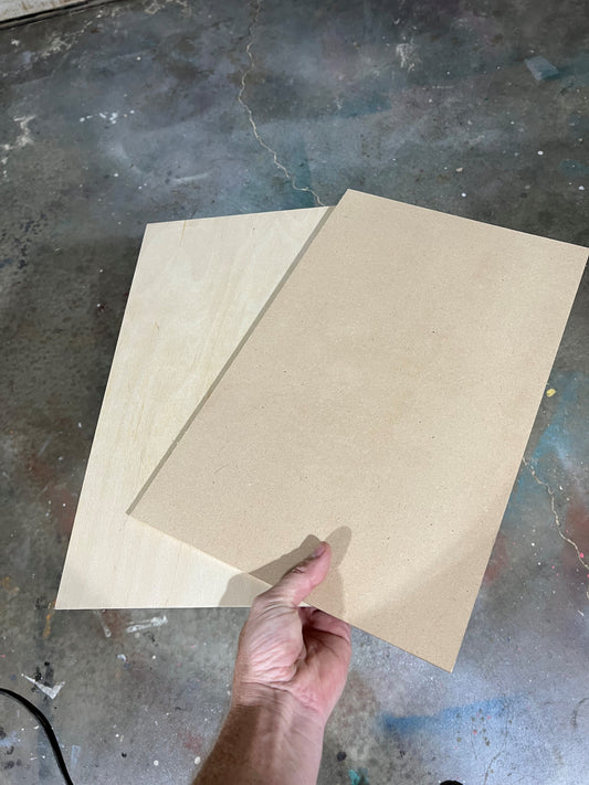 12x20" Split Packs - 3mm Baltic Birch & 1/8" MDF