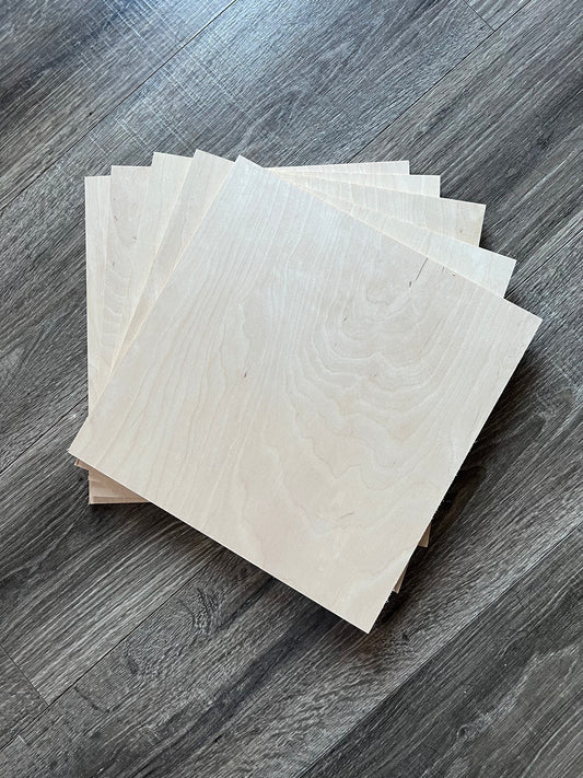 18x18" - 1/4" Regular/White Birch